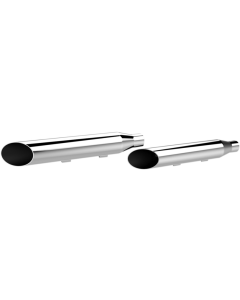 Khrome Werks 3" HP-Plus Chrome Slash Cut Slip on Mufflers Harley Sportster 14-20