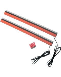 Custom Dynamics Mega Red 12" Plasma LED Rods Pair Turn Signal Brake Lights