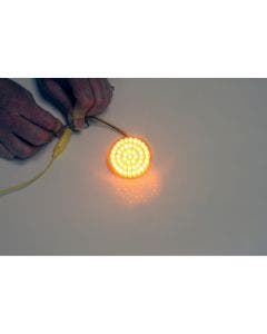 Custom Dynamics Street Magic Amber LED Bullet Turn Signal Inserts for Harley