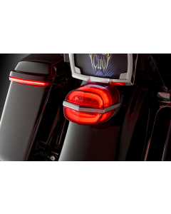 Ciro Light Smoke Lens Armor Taillights W/O License Light Window 4 Harley 99-23