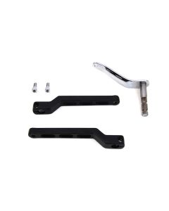 V-Twin 21-0754 Black Billet Heel Toe Shifter Lever Kit 18-Up Harley Softail FL