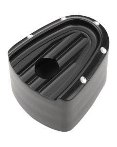 Covingtons Dimpled Gloss Black Ignition Switch Knob Cover Harley 93-06 FLH/T