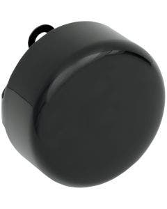 Drag Specialties Smooth Gloss Black Custom Round Horn for Harley V-Twin Models