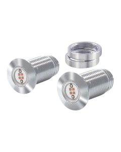 Bagger Nation Bag Lightning Bolts Silver Taillight Kit 4 Harley 18-23 Softails
