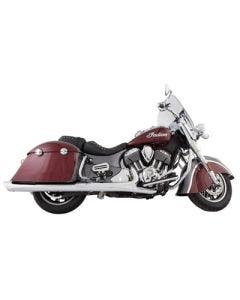 Tab Performance 4" B.A.M Sticks Chrome Slip On Muffler w/ Bags Indian 14-Up