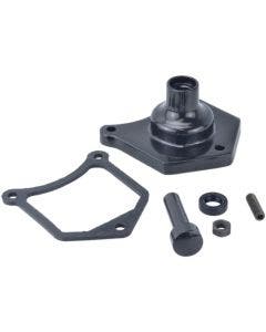 Drag Specialties Gloss Black Aluminum Solenoid Starter Cover 91-17 Harley