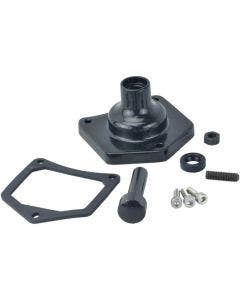 Drag Specialties Gloss Black Aluminum Solenoid Starter Cover 91-17 Harley