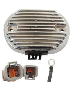 Drag Solid State Chrome Voltage Regulator Harley 2007 Softail Repl 74540-07