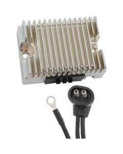 Drag Premium Solid State Chrome Voltage Regulator Harley 89-99 EVO Repl 74519-88