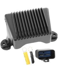 Drag Solid State Black Voltage Regulator Harley Touring 97-01 Repl 74505-97