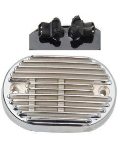 Drag Solid State Chrome Voltage Regulator Harley 11-15 Softail Repl 74540-11