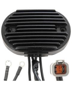 Drag Solid State Black Voltage Regulator Harley 01-06 Softail Repl 74540-01