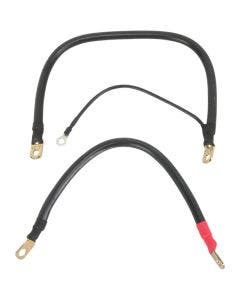 Terry Components 4 Gauge Complete Battery Cable Kits Harley 07 FLHT w/ Aux Wire