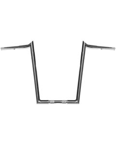 Wild 1 One Chubby Chrome 16" Ape Hanger Handlebars Harley FLTR FLHR Dyna