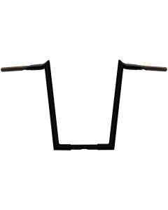 Wild 1 One Chubby Satin Black 16" Ape Hanger Handlebars Harley FLTR FLHR Dyna