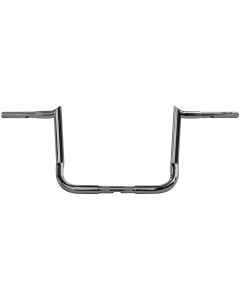 Wild 1 One Chubby Chrome 12" Hooked Ape Hanger Handlebars Harley 96-up FLH