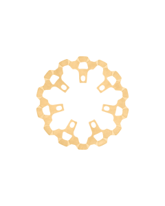 Lyndall Gold 11.8" Front Brake Rotor for Harley 14-23 FLH/T/R/X FLTR