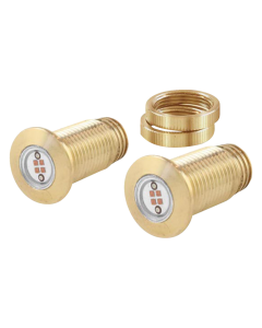 Bagger Nation Bag Lightning Bolts Brass Taillight Kit 4 Harley 18-23 Softails
