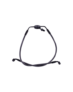 Magnum Braided No-ABS Lower Brake Line KARBONFIBR for Harley 22-23 FXLRS/T