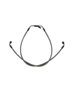 Magnum Braided No-ABS Lower Brake Line Black Pearl for Harley 22-23 FXLRS/T XLCX