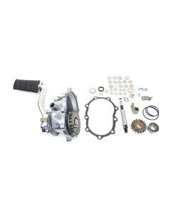 V-Twin 22-1045 Polished Kick Starter Kit Harley 4-Speed Knuckle Pan Shovel 37-48