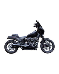 S&S 2-into-1 Qualifier Black Exhaust System 2 into 1 4 Harley 18-24 Dyna