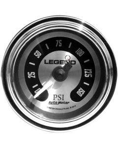 Legend Fairing Mounted LED Backlit PSI Air Gauge Titanium Lighted for Harley