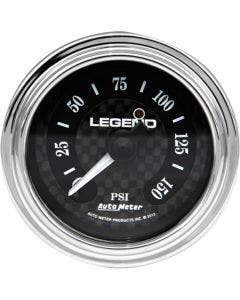 Legend Fairing Mounted LED Backlit PSI Air Gauge Diamond Cut for Harley