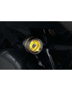 Kuryakyn Amber Single Circuit 1156 Front / Rear High Intensity LED Bulb Harley