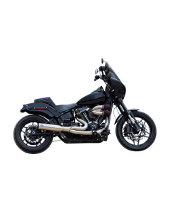 S&S 2-into-1 Qualifier Silver Exhaust System 2 into 1 4 Harley 18-24 Dyna
