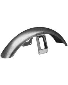 Mid USA 22414 V-Factor Steel Front 21 Wheel Fender w/ Chrome Bracket Harley FX