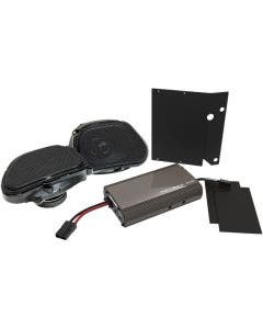 Hogtunes Complete 225 Watt Front Amp & GEN3 6.5" Speaker Harley Road Glide 99-13