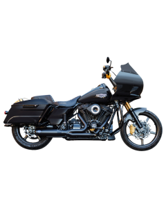 S&S 2-into-1 Qualifier Black Exhaust System 2 into 1 4 Harley 17-23 Touring