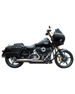S&S 2-into-1 Qualifier Silver Exhaust System 2 into 1 4 Harley 17-23 Touring