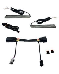 Custom Dynamics Dual Color LED Smoke Saddlebag Latch Lightz 4 Harley 23-24 FLH