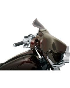 Klock Werks FLARE Dark Smoke 6.5" Batwing Windshield for Harley Touring FLH/X 96-13
