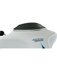 Klock Werks FLARE Black 3.5" Batwing Windshield for Harley Touring FLH/X 96-13
