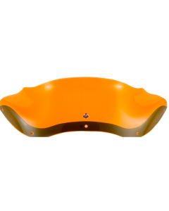Klock Werks ICE KOLOR FLARE Orange 8" Windshield for Harley Road Glide 98-13