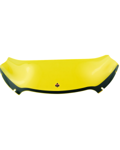 Klock Werks ICE KOLOR FLARE Yellow 6" Windshield for Harley Road Glide 15-23