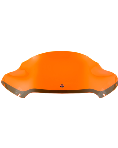 Klock Werks ICE KOLOR FLARE Orange 9" Windshield for Harley Road Glide 15-23