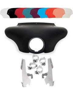 Memphis Shades Batwing Fairing Polished Trigger Lock Mount Shield FXSB FXDWG