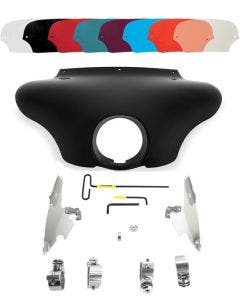 Memphis Shades Batwing Fairing Polished Trigger Lock Mount Shield XL 1200C 11-18