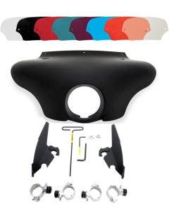 Memphis Shades Batwing Fairing Black Trigger Lock Mount Shield XL 1200C 11-18