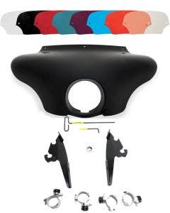 Memphis Shades Batwing Fairing Black Trigger Lock Mount Shield XL 883L 11-18