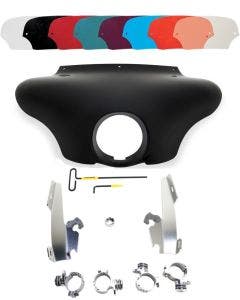 Memphis Shades Batwing Fairing Polished Trigger Lock Mount Shield XL 883N 1200L