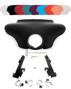 Memphis Shades Batwing Fairing Black Trigger Lock Mount Shield XL 883N/L 1200L