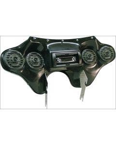 Hoppe HPKT-0002A Quadzilla Quick Detach Fairing w/ Speakers & Jenson FLHR