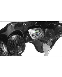 Hoppe 5566 HPKT-0007A Quick Detach Fairing w/ Speakers Jenson Stereo JHD40BT FLST