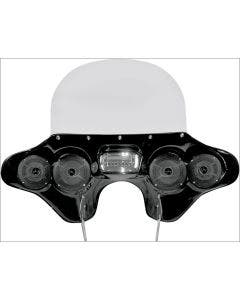 Hoppe 5566 HPKT-0028A Quick Detach Fairing Speakers Jenson Stereo JHD40BT FLHR