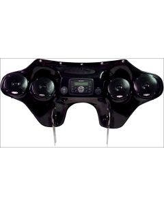 Hoppe HPKT-0029A Rodzilla Quick Detach Fairing w/ Speakers & Jenson JHD40BT FLHR
